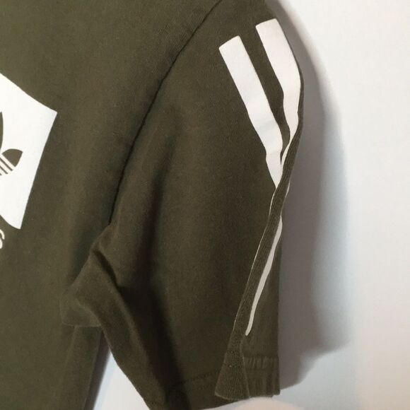 Adidas Originals Olive Green T-Shirt Size Small - Picture 4 of 8